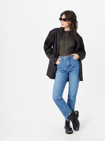 Nasty Gal Tapered Jeans in Blue