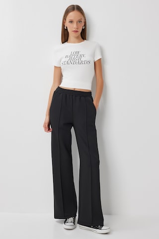 Happiness İstanbul Широкий Плиссированные брюки в Черный