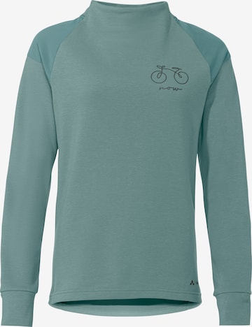 VAUDE Athletic Sweatshirt in Green: front