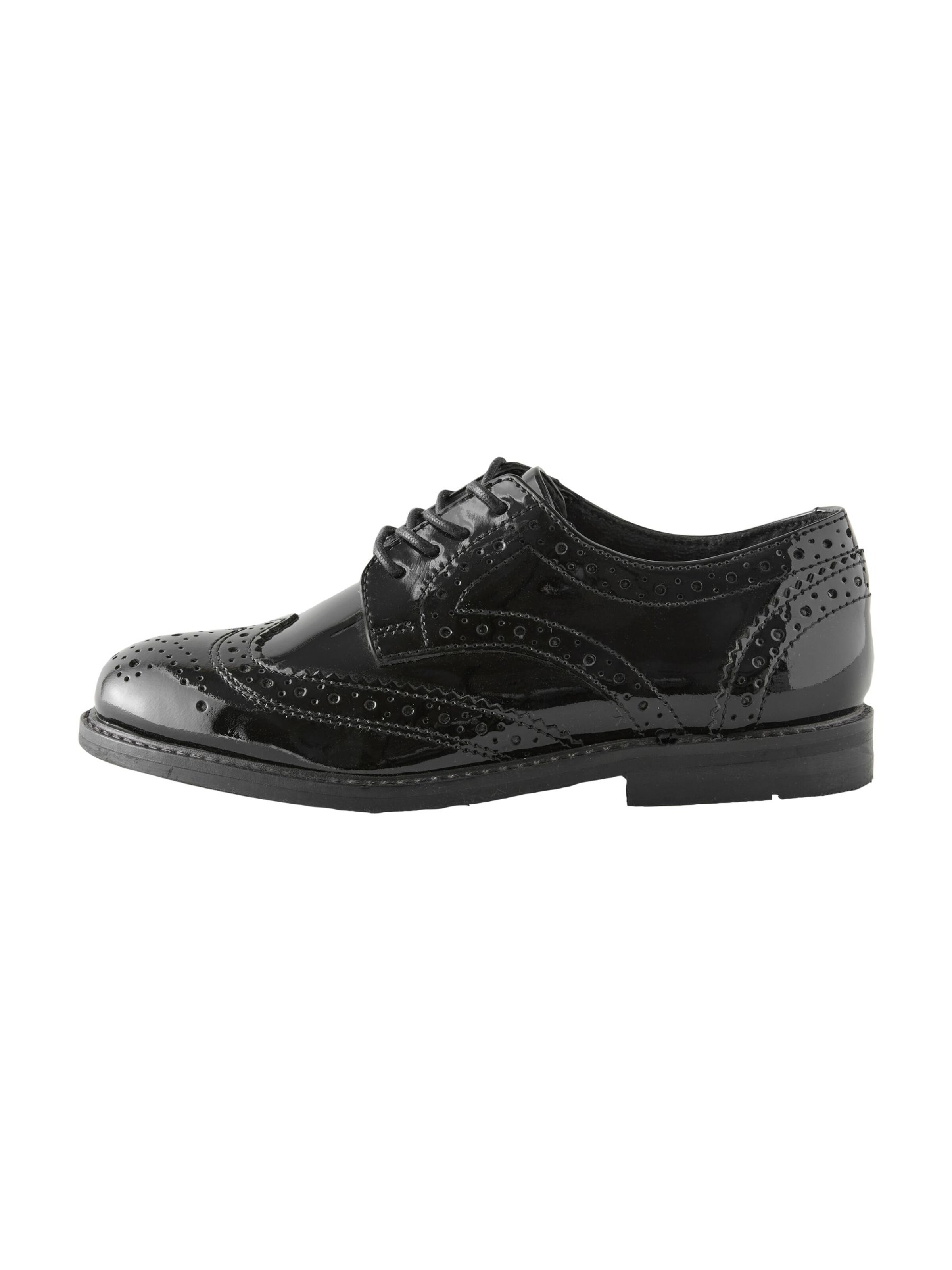 Next Schnürschuh in Schwarz: Vorderseite