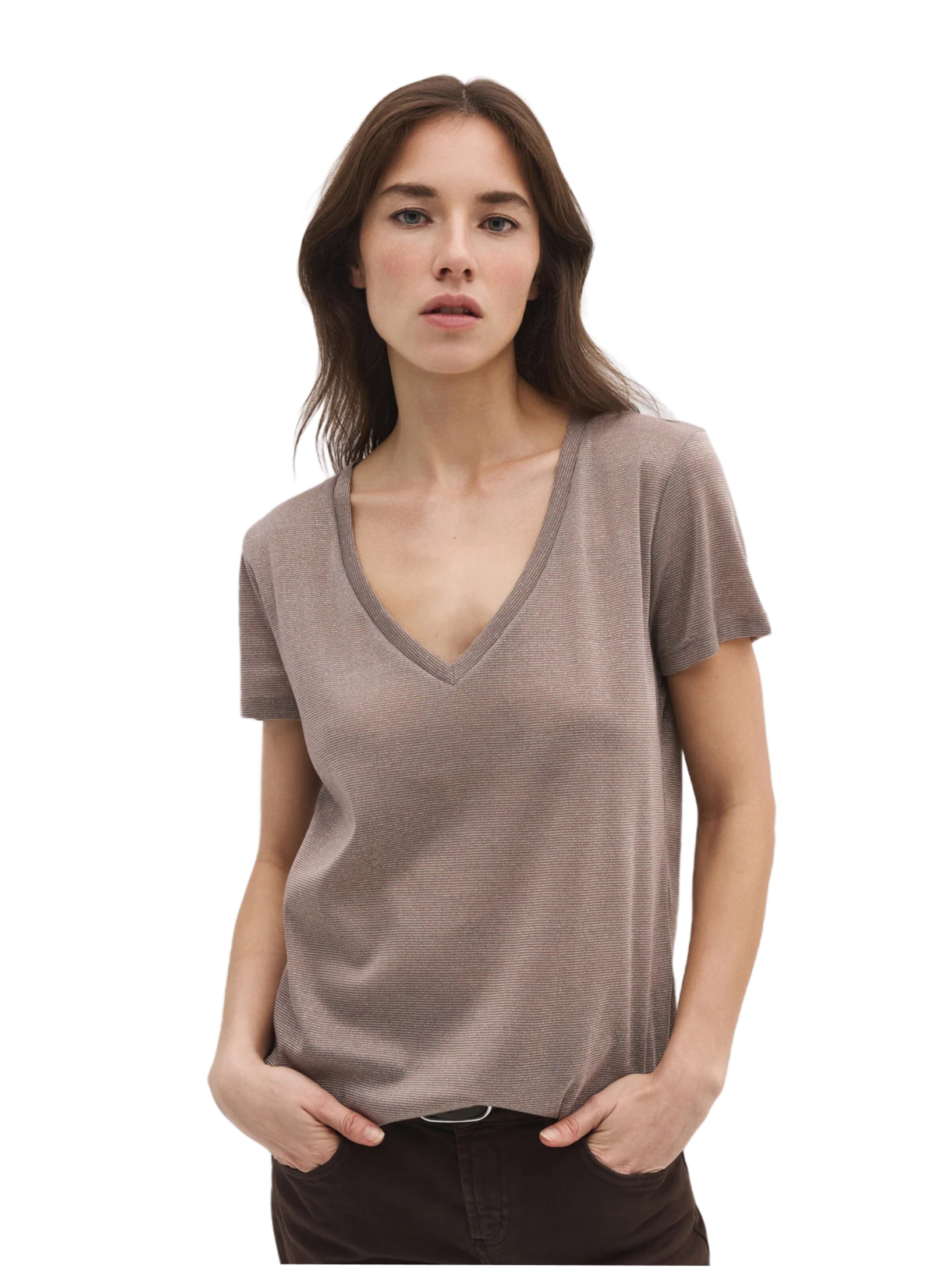 No Matter What Shirt in Beige: front