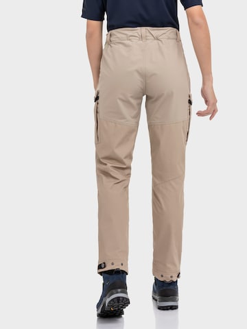 Schöffel Regular Outdoor trousers 'Style Maghera' in Beige