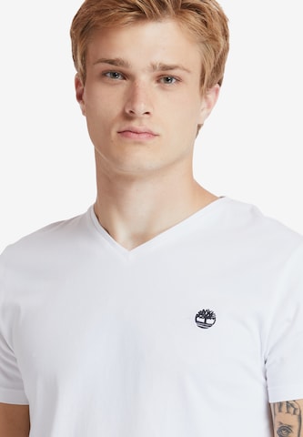 TIMBERLAND T-shirt 'Dun-Riv' i vit