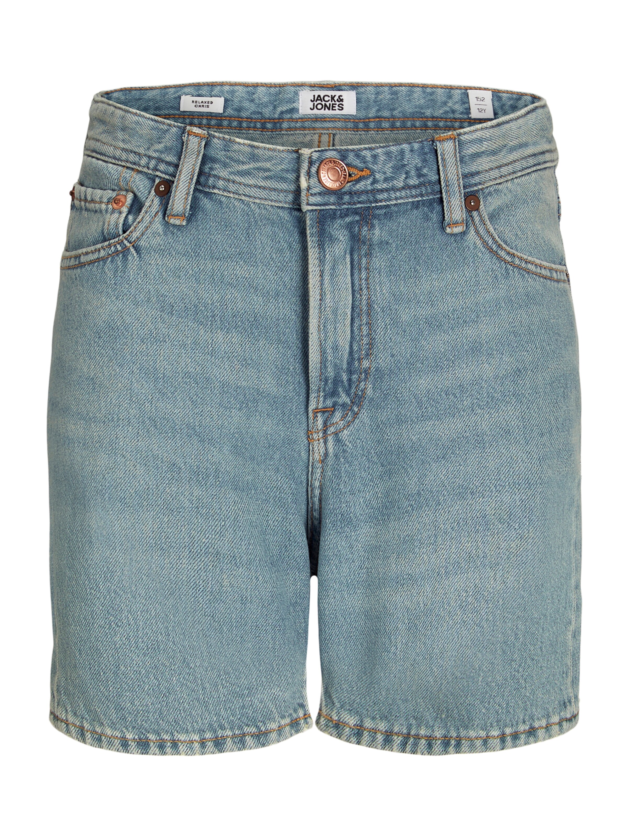 Jack & Jones Junior Loosefit Shorts 'JJITONY' in Blau: Vorderseite