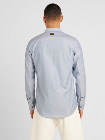 G-STAR Slim Fit Hemd 'Marine' in Blau