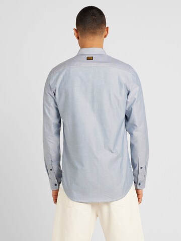 G-Star RAW Regular fit Button Up Shirt 'Marine' in Blue