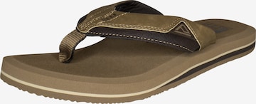 REEF Beach & Pool Shoes 'Cushion Dawn' in Brown: front