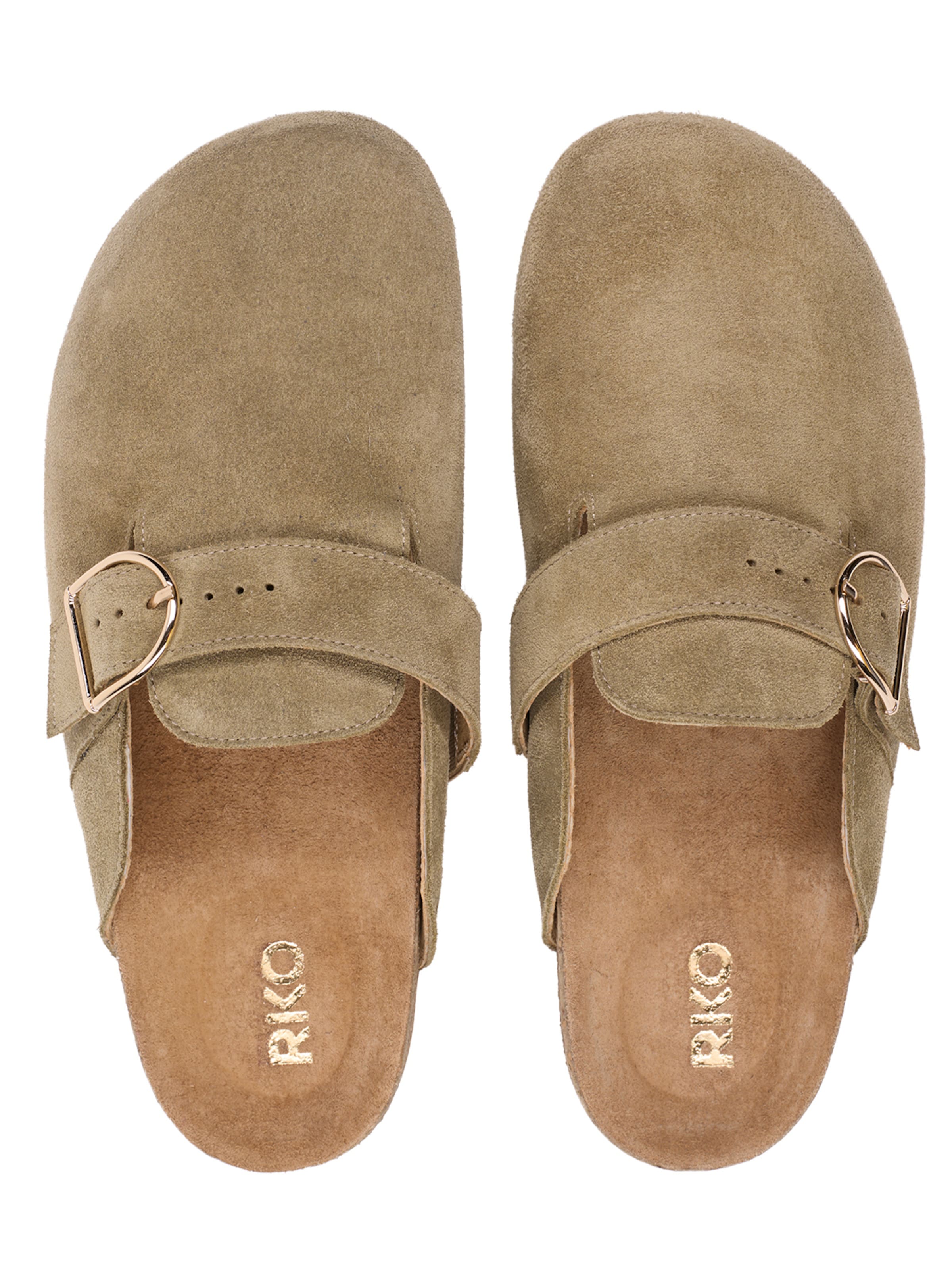 RYŁKO Pantolette i grön