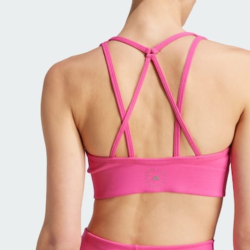 ADIDAS BY STELLA MCCARTNEY Bustier Biustonosz sportowy 'True Strength' w kolorze różowy