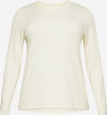 ONLY Carmakoma - Jersey 'IBI' en beige: frente