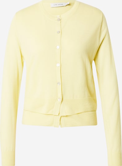 Cph Muse Strickjacke 'Marino' in pastellgelb, Produktansicht