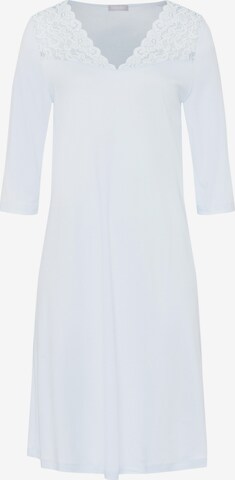 Hanro Nightgown 'Moments' in Blue: front