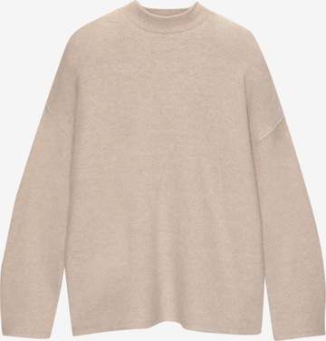 Pull-over Pull&Bear en gris : devant