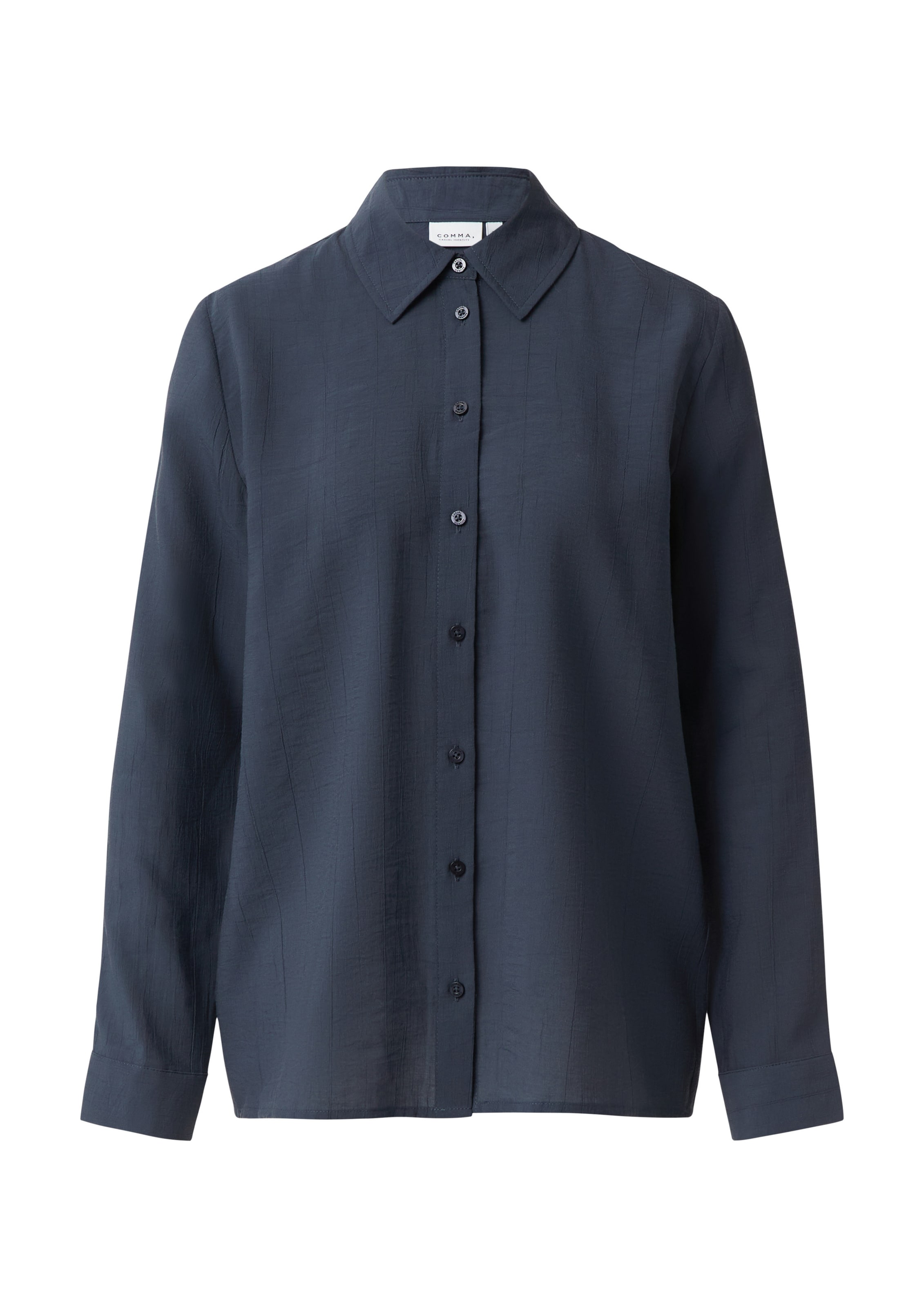 COMMA Blouse in de kleur Donkerblauw, Productweergave