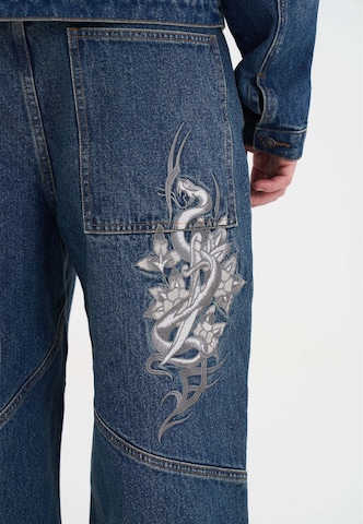 Ed Hardy - Loosefit Vaquero en azul