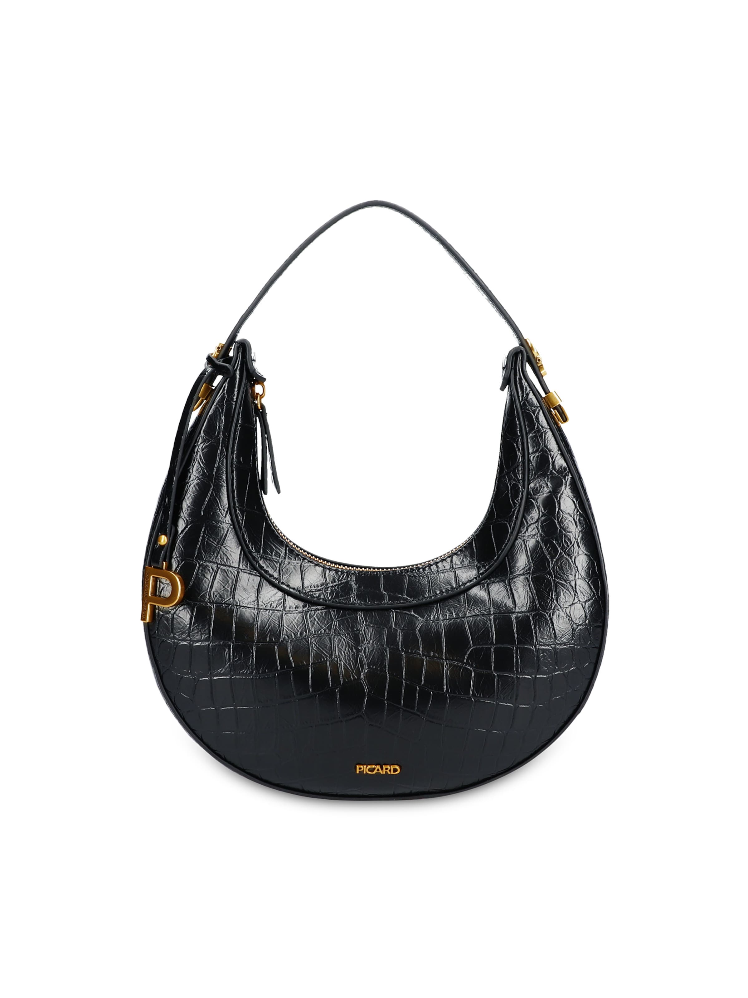 Picard Schultertasche in Schwarz: Vorderseite