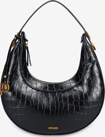 Picard Schultertasche in Schwarz: Vorderseite
