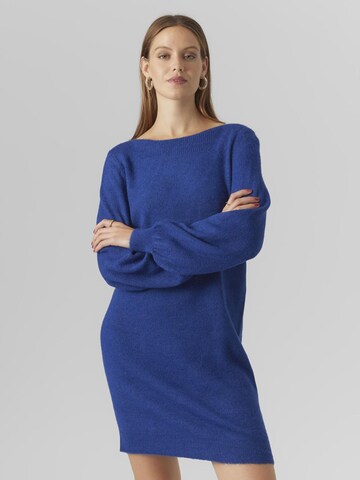 VERO MODA Knit dress 'LEFILE ' in Blue: front