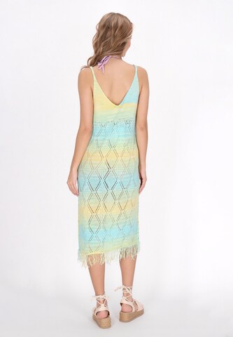 IZIA - Vestido de playa en azul
