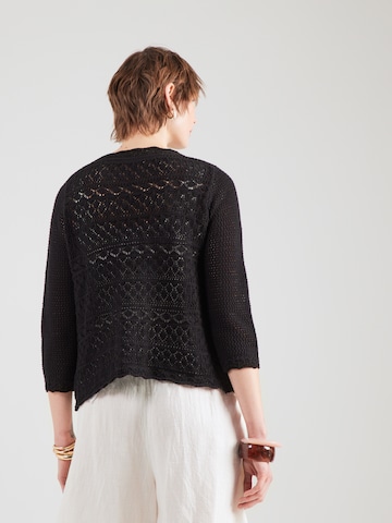 ZABAIONE Knit cardigan 'Al44ba' in Black