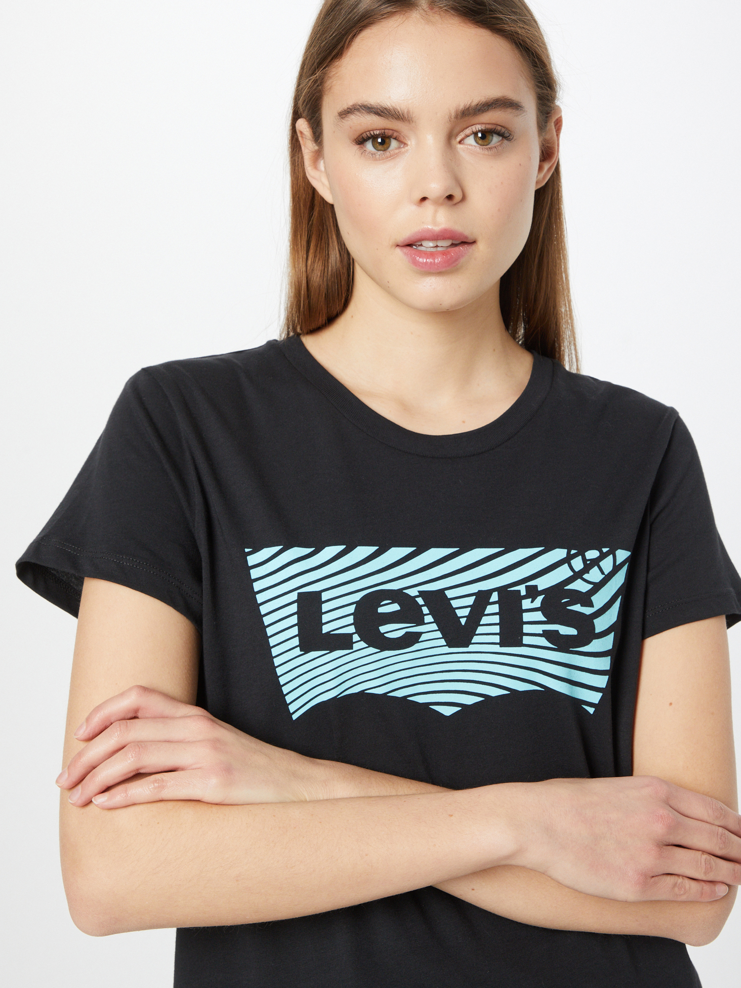 Koszulki & topy QxRL0 LEVIS Koszulka w kolorze Czarnym 