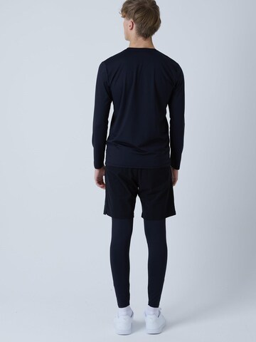 T-Shirt fonctionnel 'Crew Neck Long Sleeve Shirt' SPORTKIND en noir