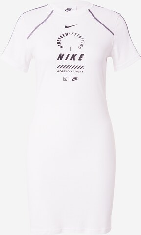 Nike Sportswear Šaty – bílá: přední strana