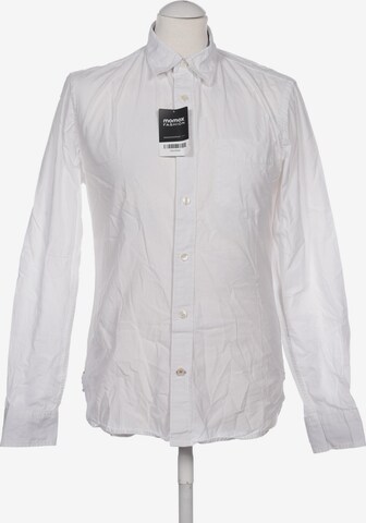 Dockers Button Up Shirt in S in White: front