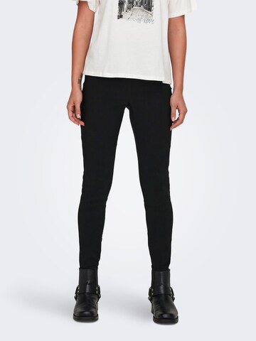 JDY Skinny Broek 'JDYTEXA' in Zwart: voorkant