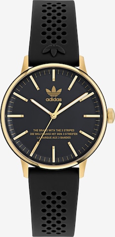 ADIDAS ORIGINALS Analog Watch in Black: front