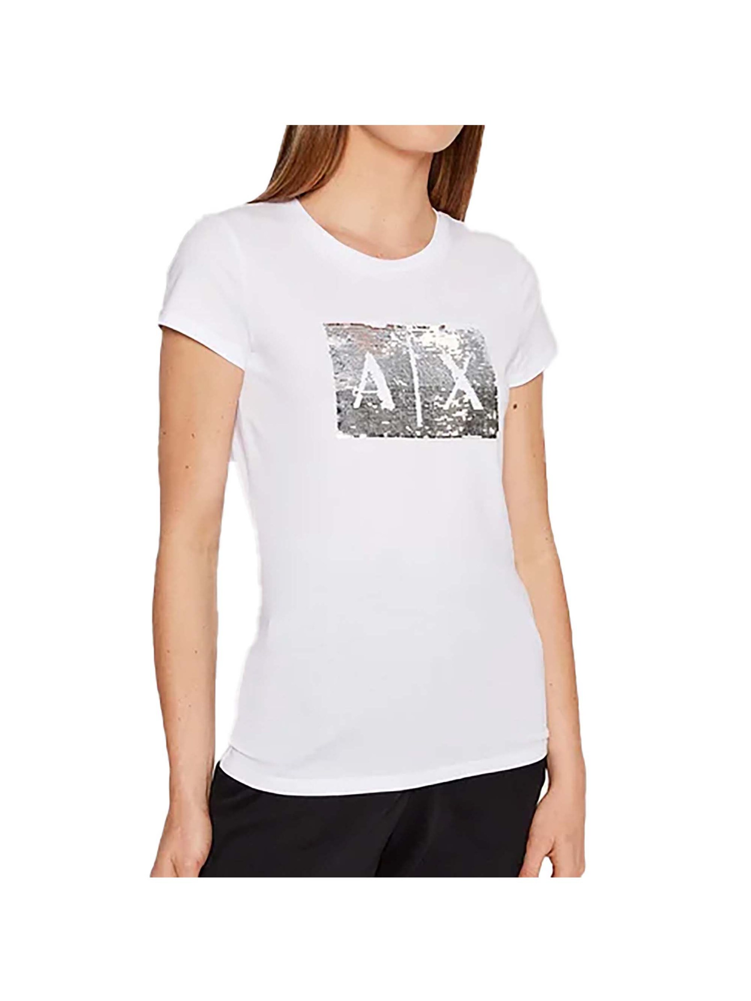 ARMANI EXCHANGE Shirt in Wit: voorkant