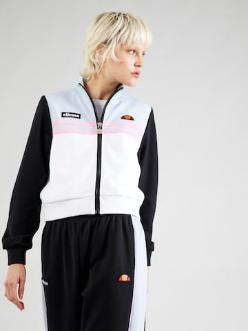 ELLESSE ז'קט קפוצ'ון 'Osita' בשחור: מלפנים