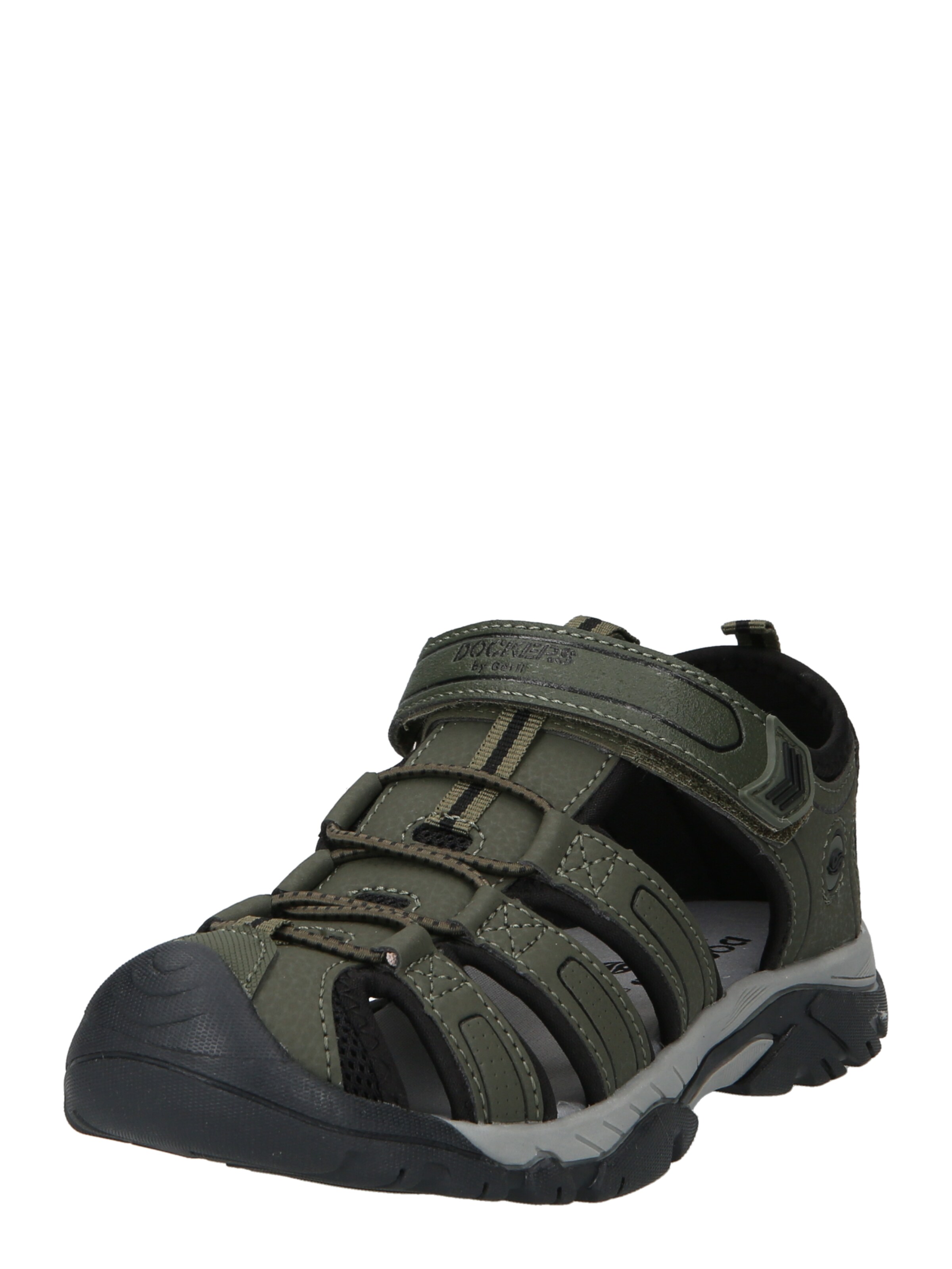 Dockers by Gerli Sandalen in Groen: voorkant