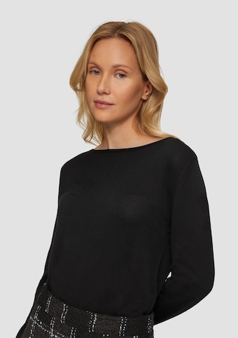 s.Oliver Pullover in Schwarz