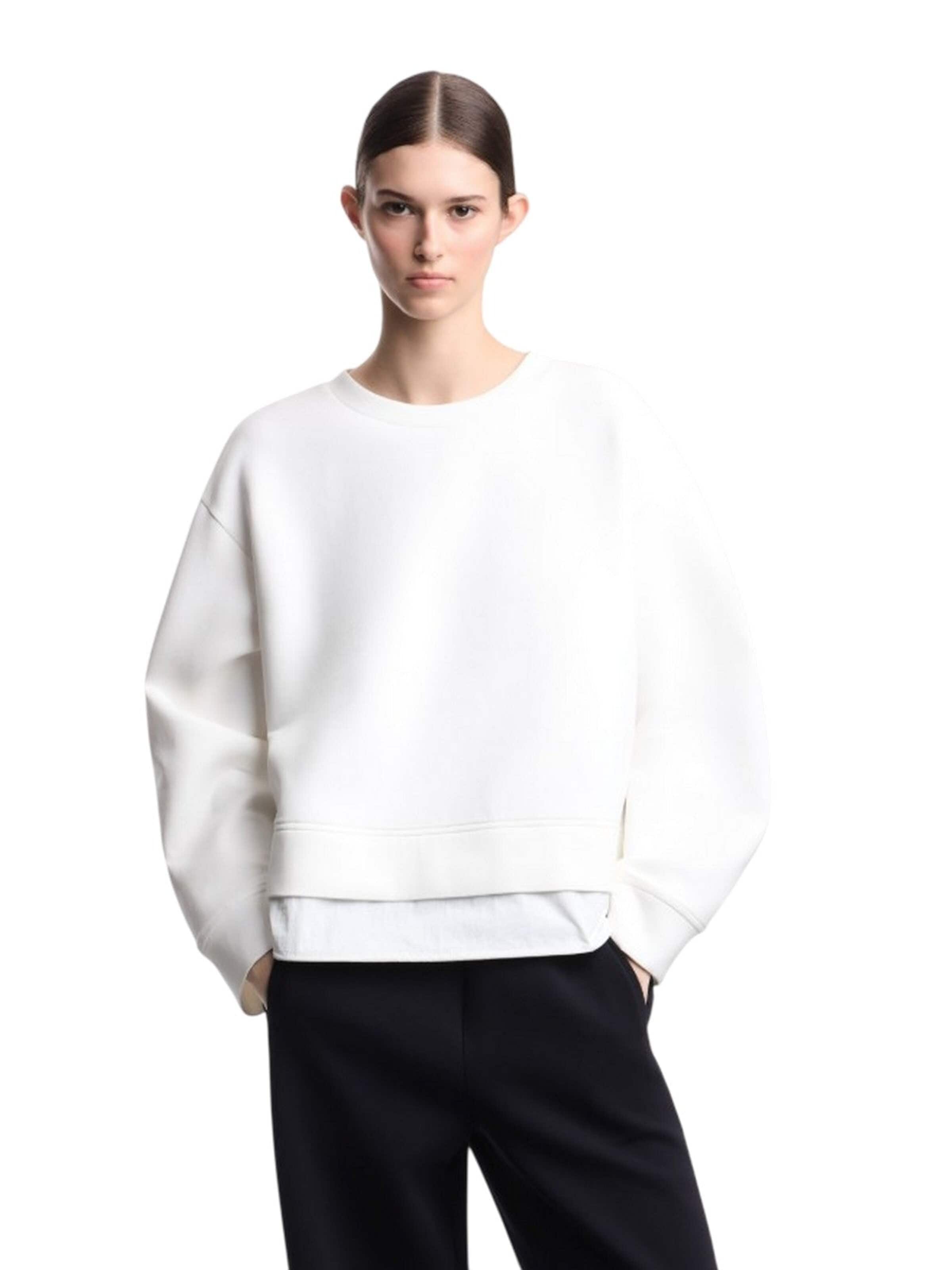 Emporio Armani Pullover‌‌‌‌‌‌‌ in Weiß: Vorderseite