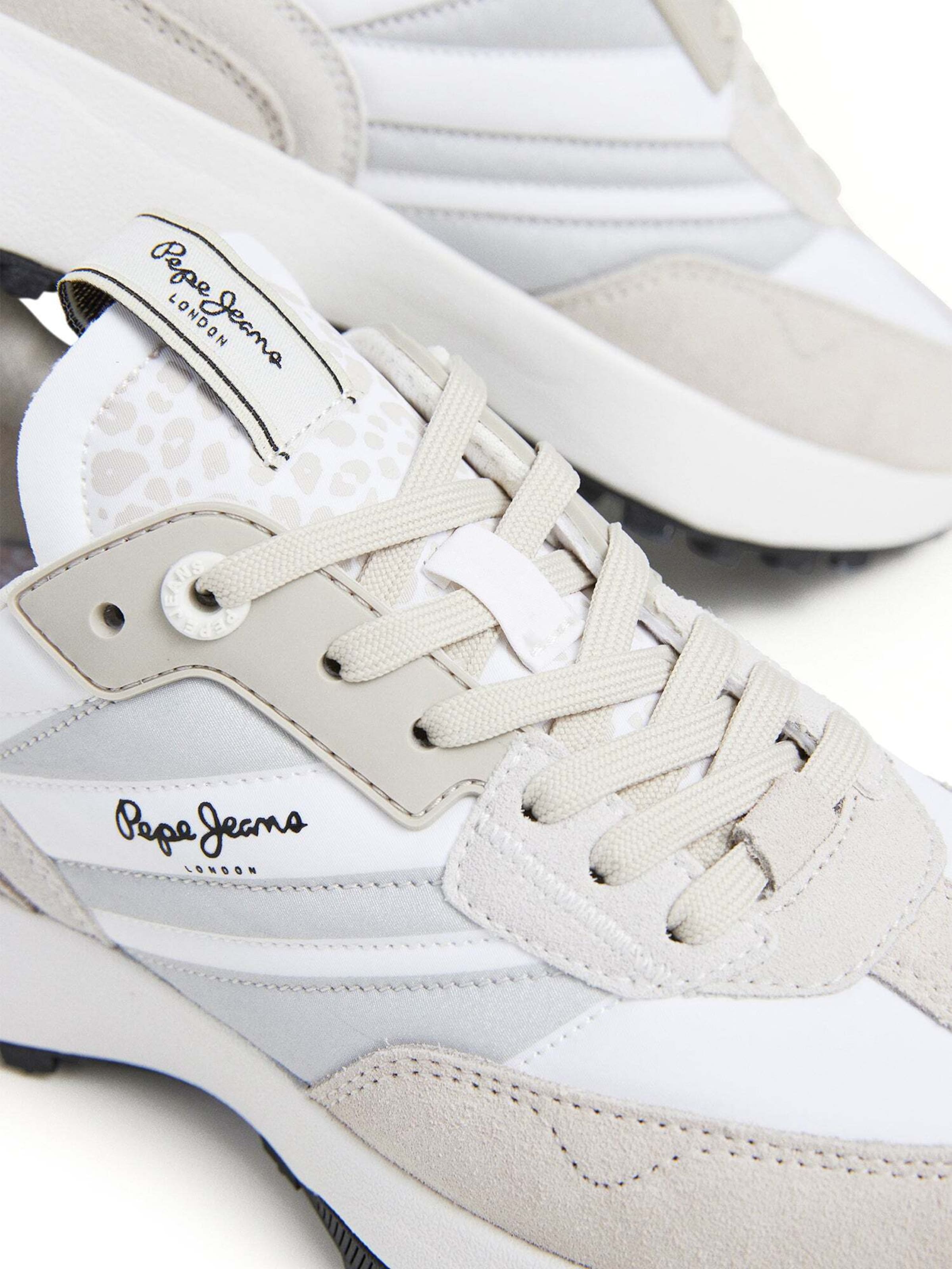 Sneaker bassa 'Lucky Top' di Pepe Jeans in bianco