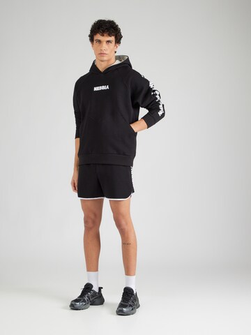 NEBBIA Αθλητική μπλούζα φούτερ 'HERO 300' σε μαύρο