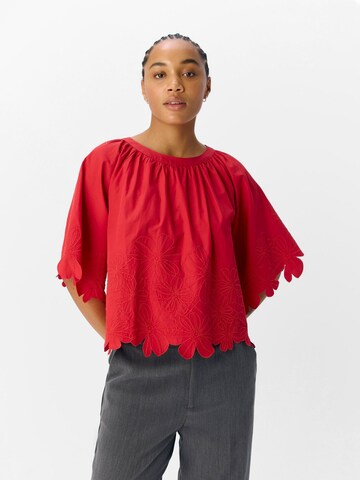 OBJECT Blouse 'OBJKamma' in Red: front