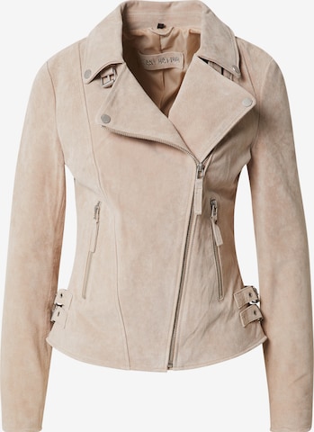 FREAKY NATION Between-Season Jacket 'Taxi Driver' in Beige: front