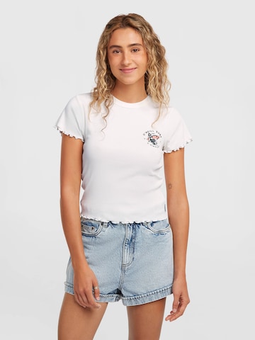 O'NEILL Shirt 'Rib' in Wit: voorkant