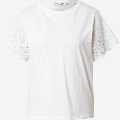 Molly BRACKEN T-shirt en blanc, Vue avec produit