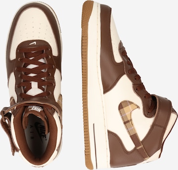 Nike Sportswear Korkeavartiset tennarit 'AIR FORCE 1 MID 07 LX' värissä beige