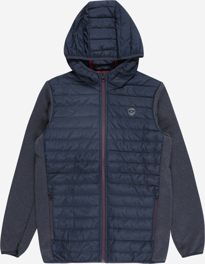 Jack & Jones Junior Välikausitakki värissä laivastonsininen / punainen / valkoinen, Tuotenäkymä