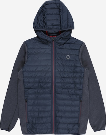 Jack & Jones Junior - Chaqueta de entretiempo en azul: frente