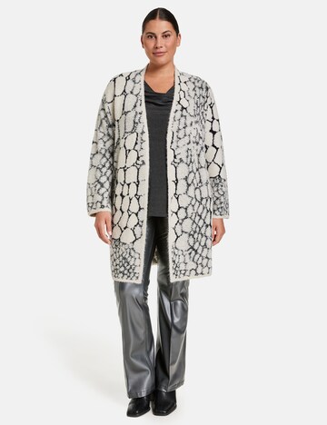 Cardigan SAMOON en gris : devant