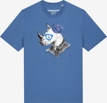 T-Shirt 'Nashorn' Watapparel en bleu : devant