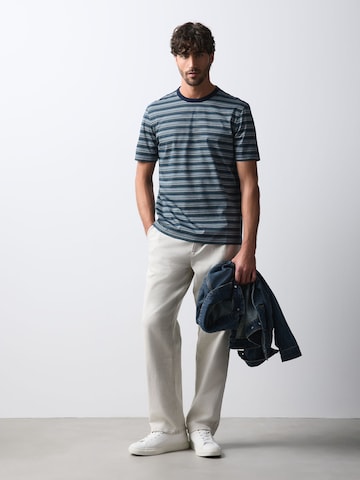 Next - Camisa 'N. Premium' em azul