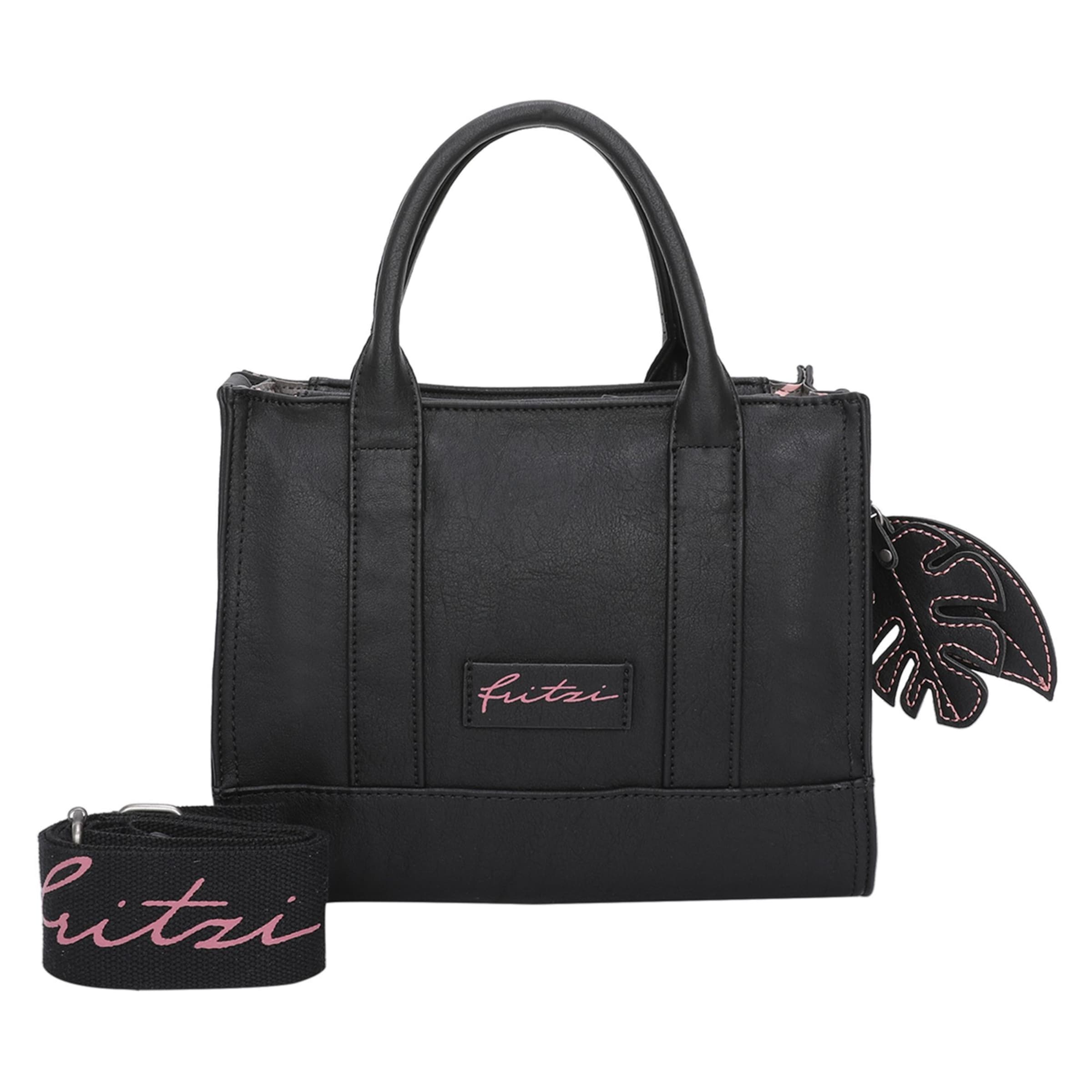 Fritzi aus Preußen Handbag 'Eco Square' in Black: front