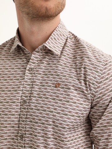 Gabbiano Shirt 'modern' in Brown