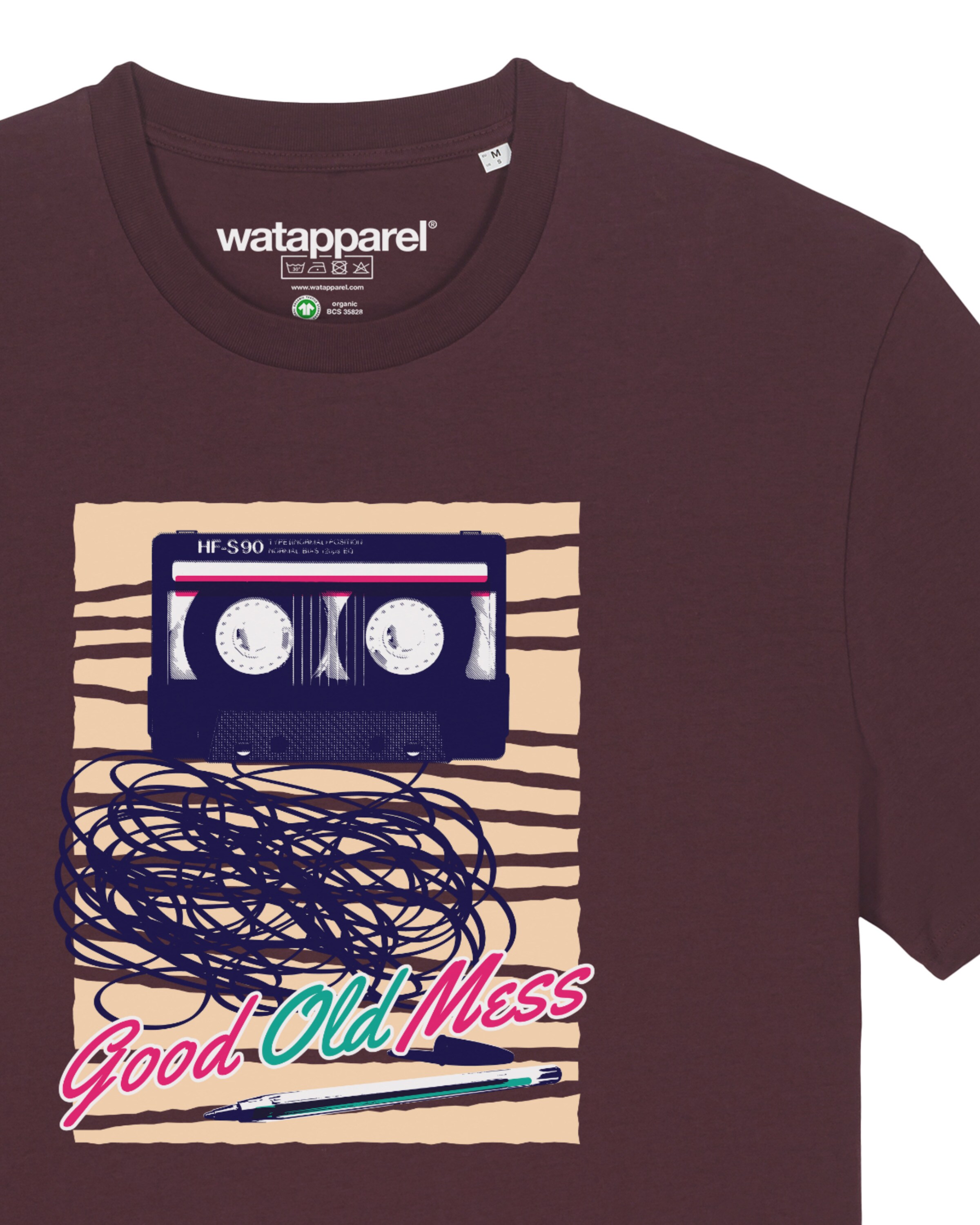 Watapparel Shirt ' Good Old Mess ' in Braun